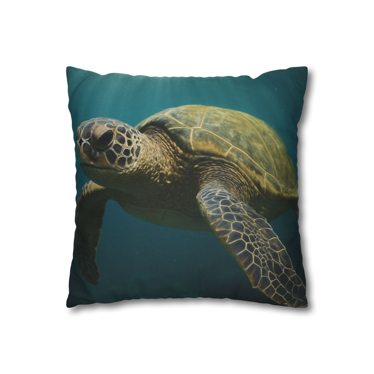 Glasswater Drift Green Sea Turtle unique gift pillow cases