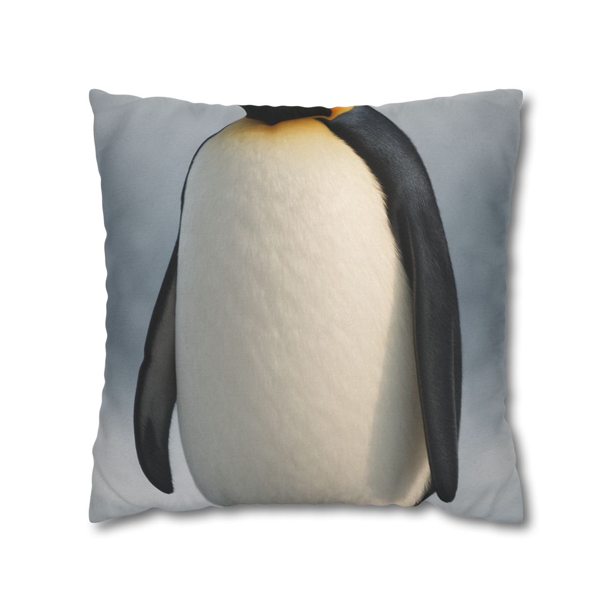 Frost Line Emperor Penguin designer print pillow cases