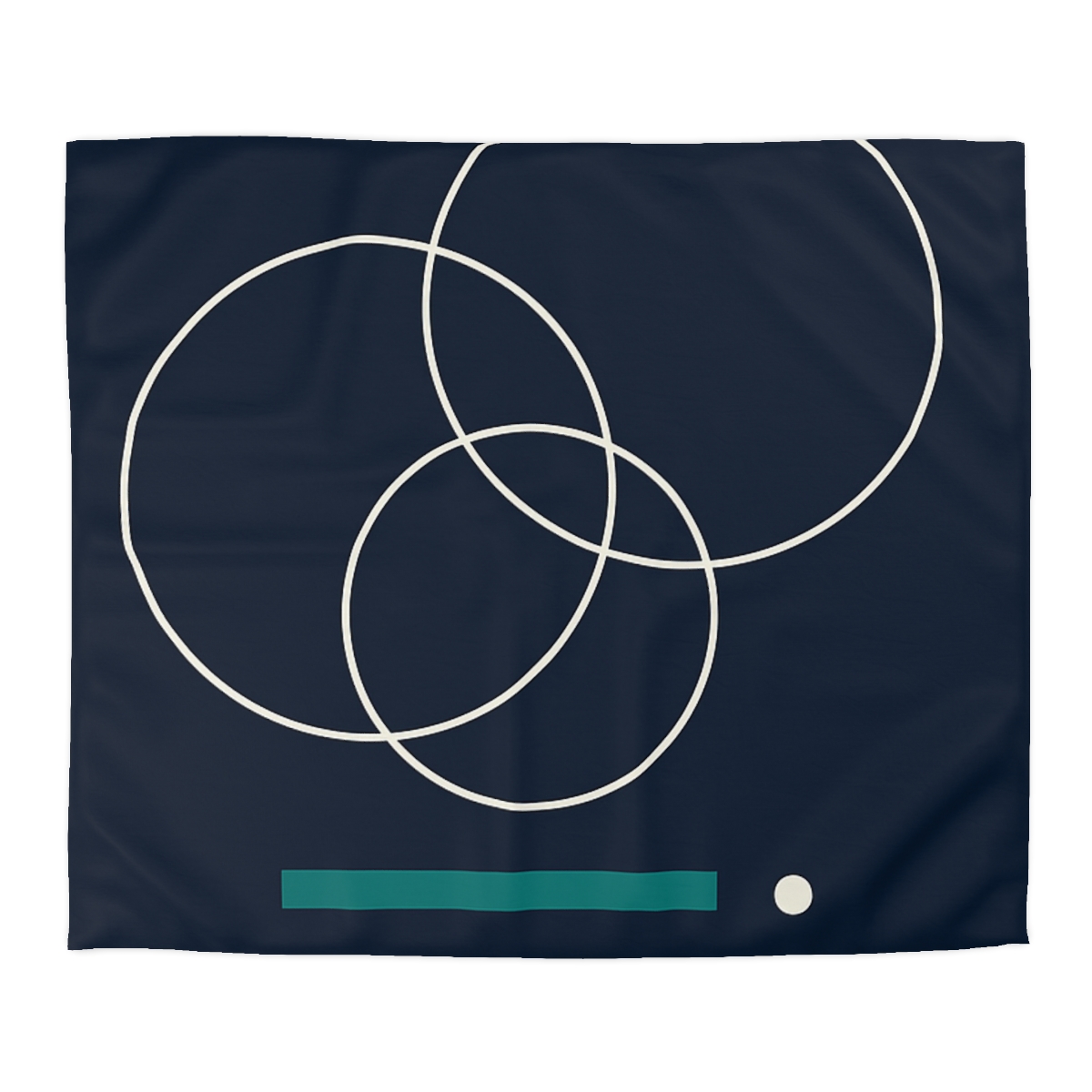 Staggered Rings And Anchored Bar designer printed duvets