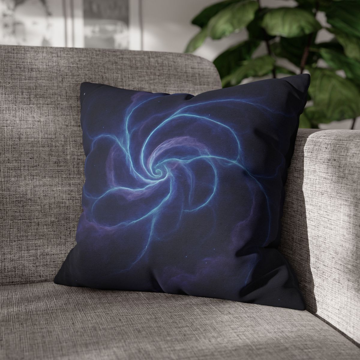 Nebula Spiral Lattice personalized pillow covers