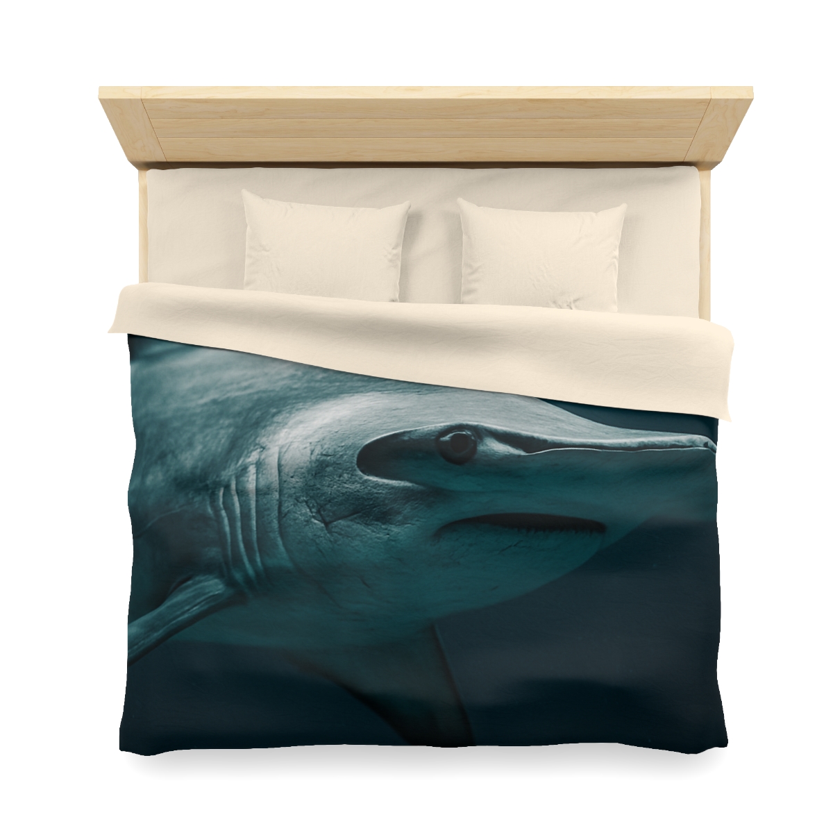Midwater Silhouette Hammerhead Shark warm winter duvets