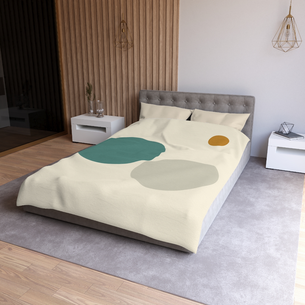 Balanced Triad With Open Center unique patterned duvets