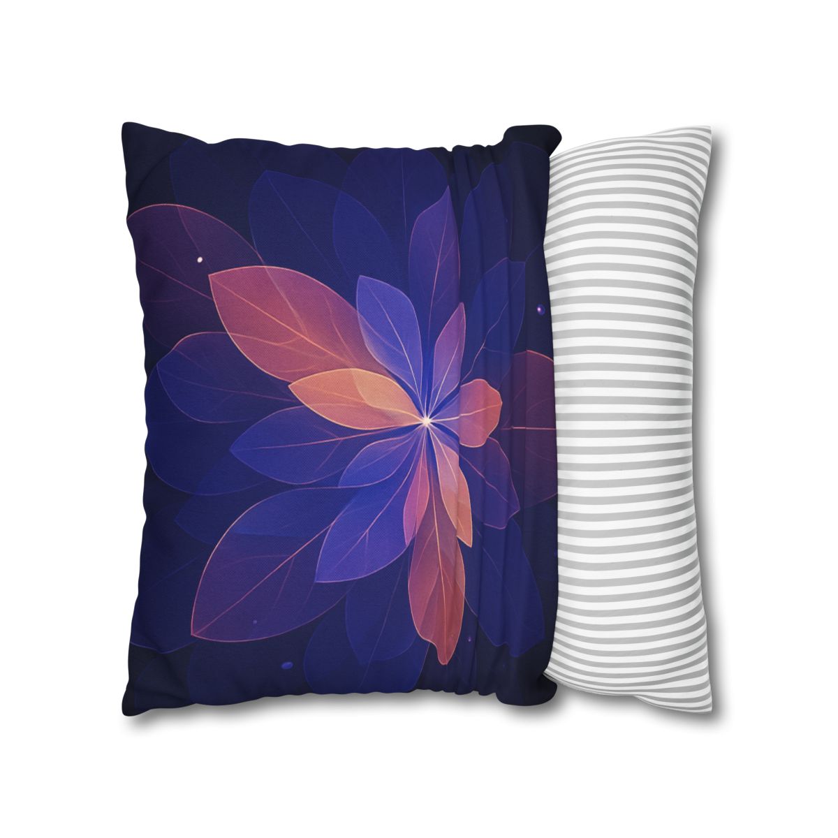 Petal Prism Overlap soft cotton pillow cases