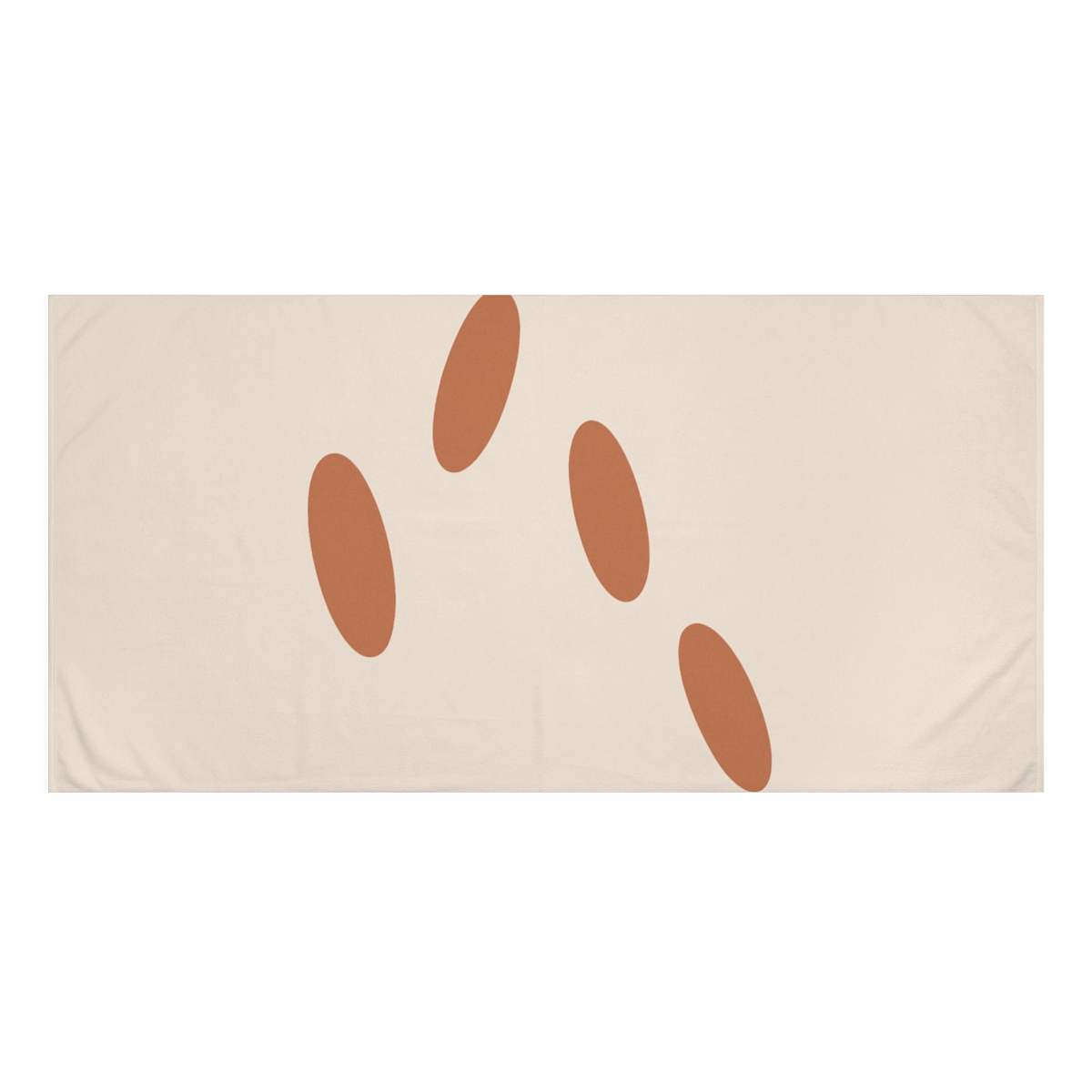 Floating Oval Sequence decorative home towels