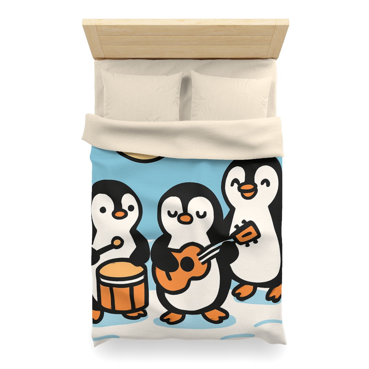Moonlit Penguin Band unique patterned duvets