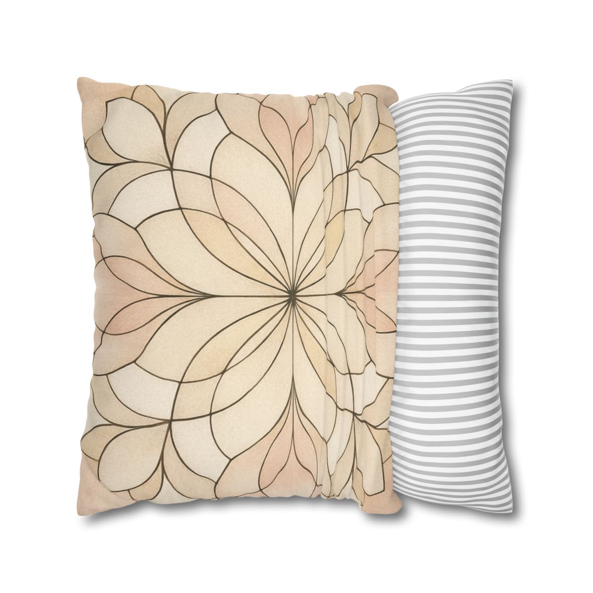 Petal Prism Lattice stylish decorative pillowcases
