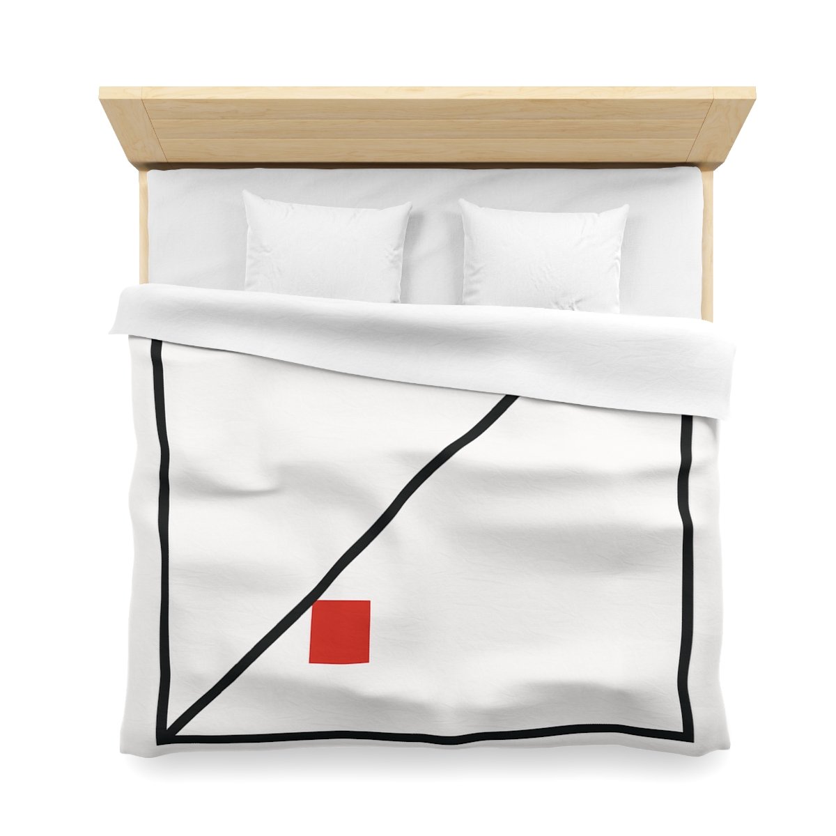 Diagonal Frame Split soft comforter duvets