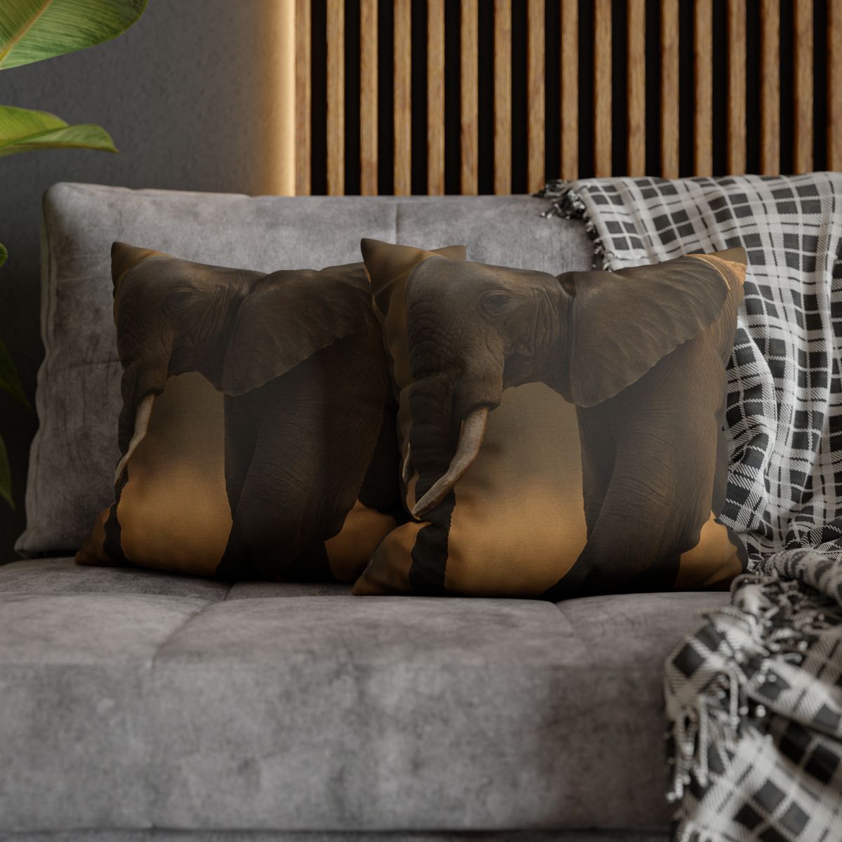 Savannah Sentinel Elephant unique gift pillow cases