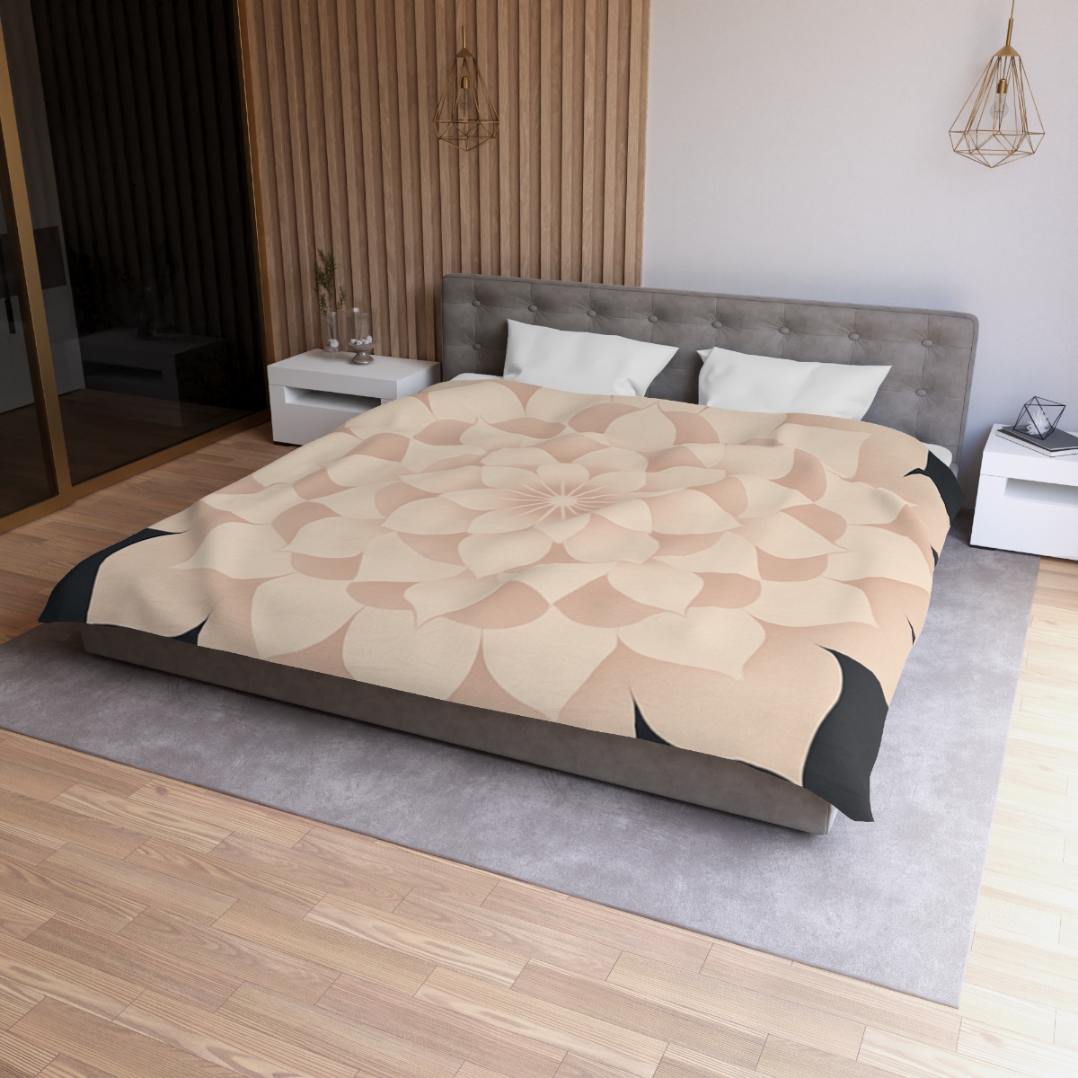 Petal Orbit Mandala personalized bedding duvets