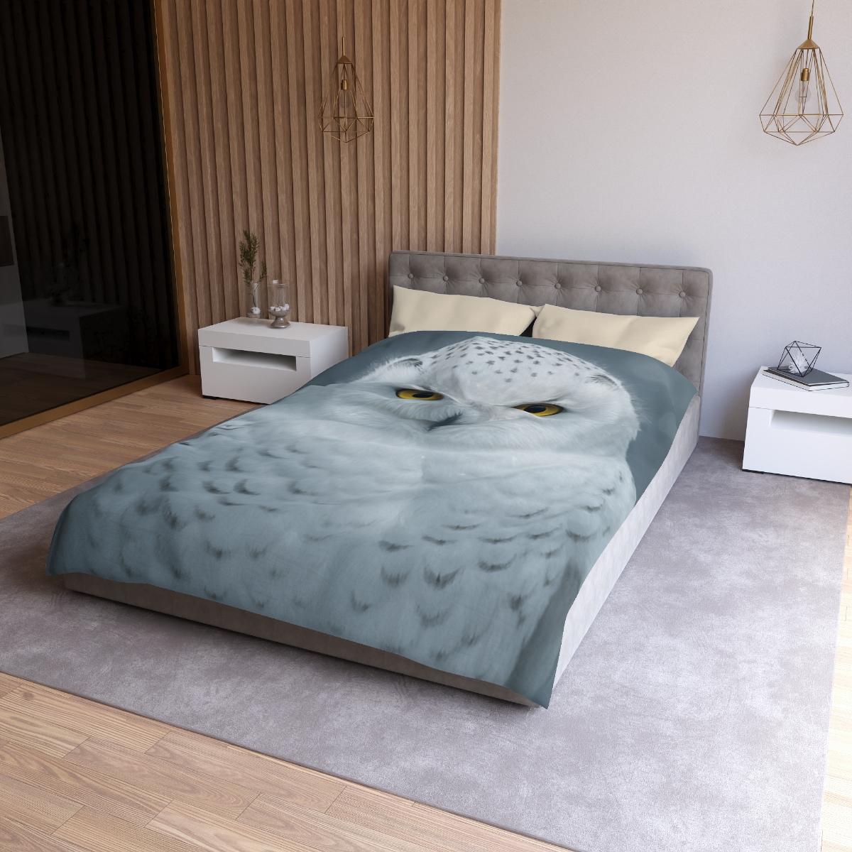 Midnight Watch Snowy Owl duvets for gifts