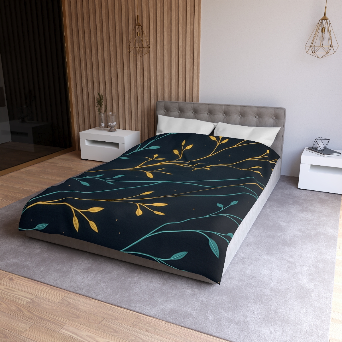 Starlit Vine Constellation stylish duvet covers