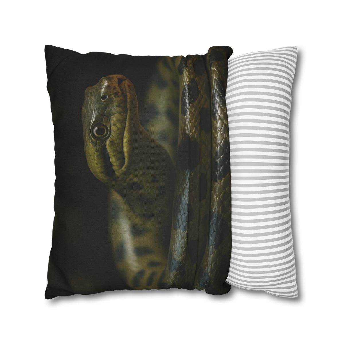 Silent Coil Green Anaconda custom pillow cases