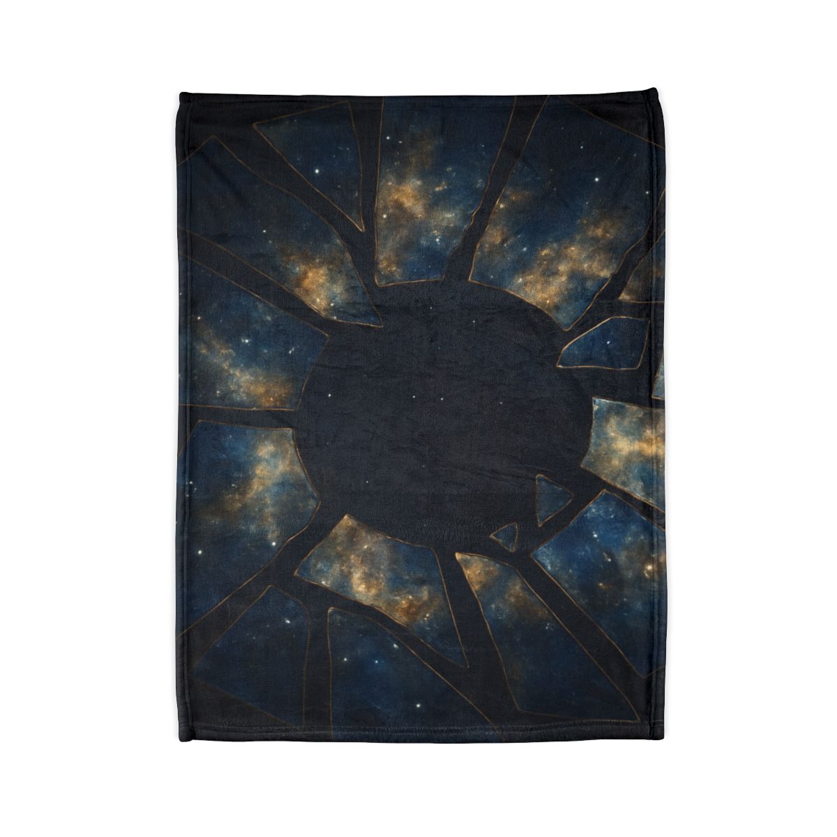 Starlit Fracture Mosaic decorative home blankets