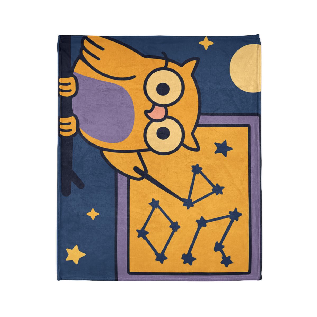 Moonlit Owl Classroom personalized cozy blankets