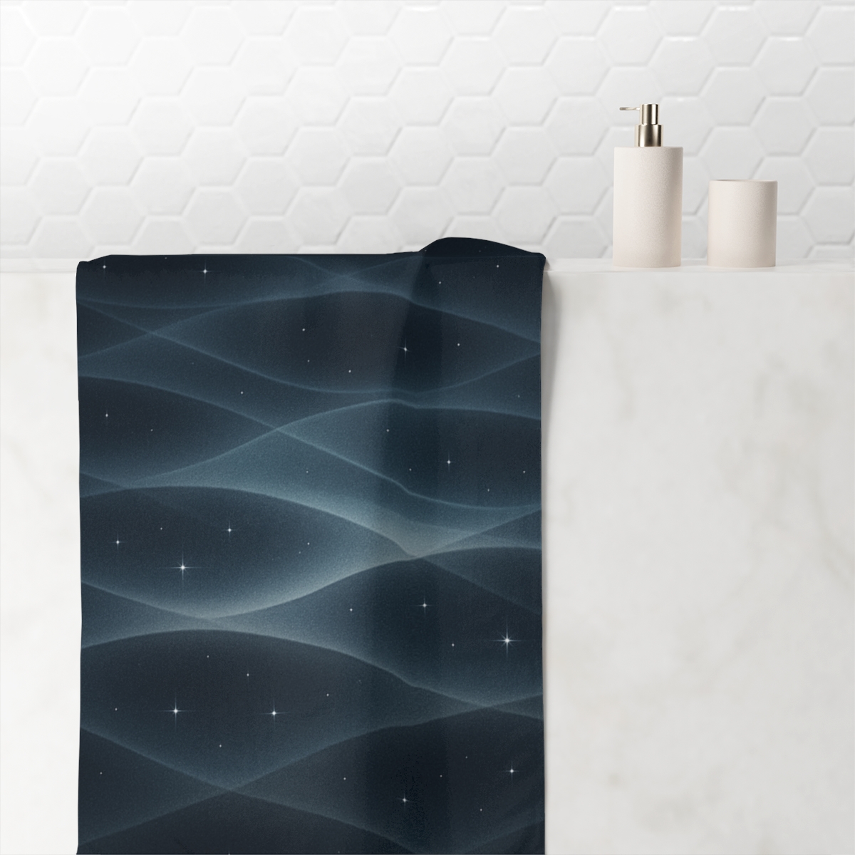 Quantum Starwave Tapestry comfortable face towels