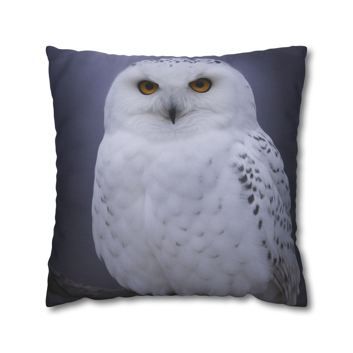 Twilight Watcher Snowy Owl comfortable bedding pillow covers