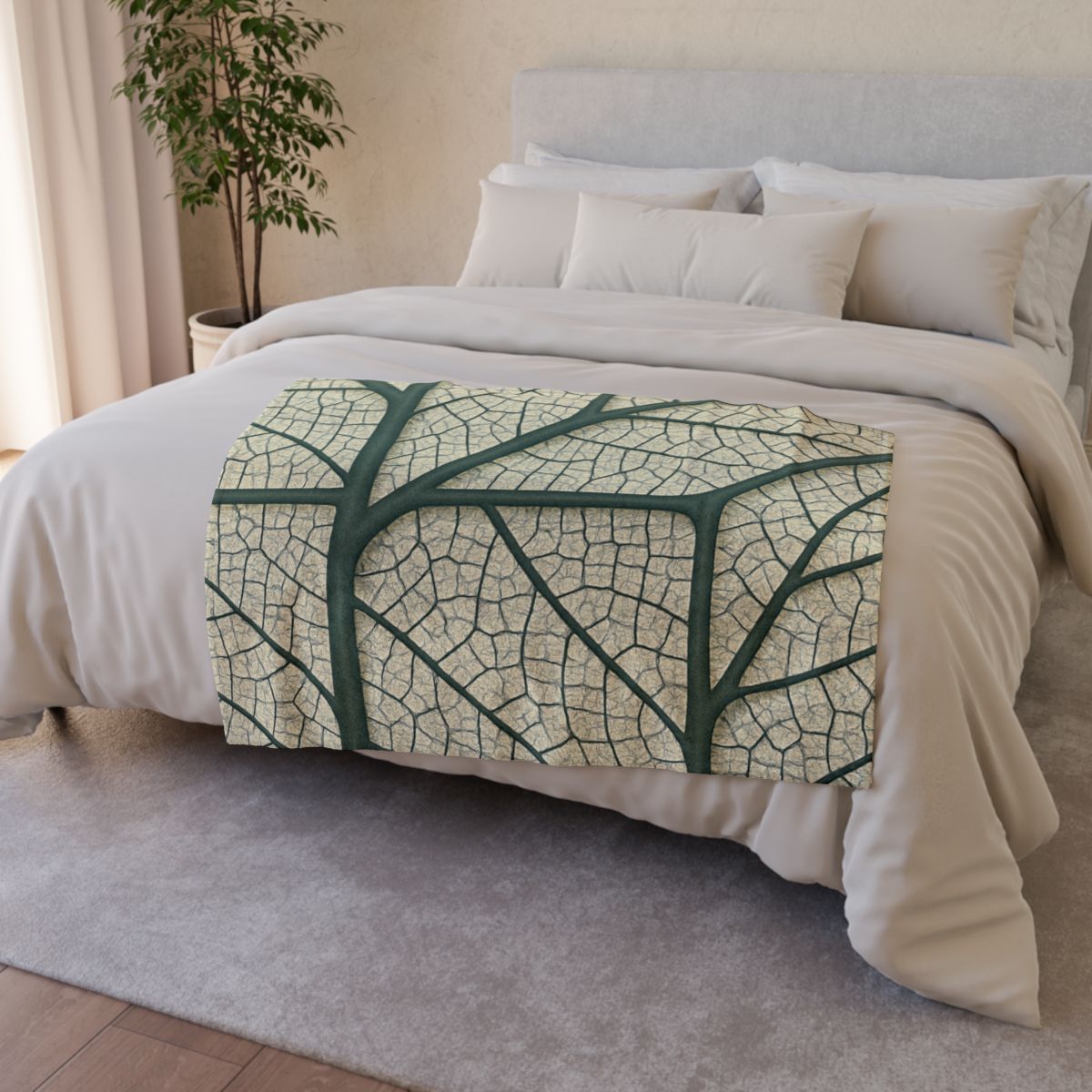 Venation Lace Network stylish throw blankets