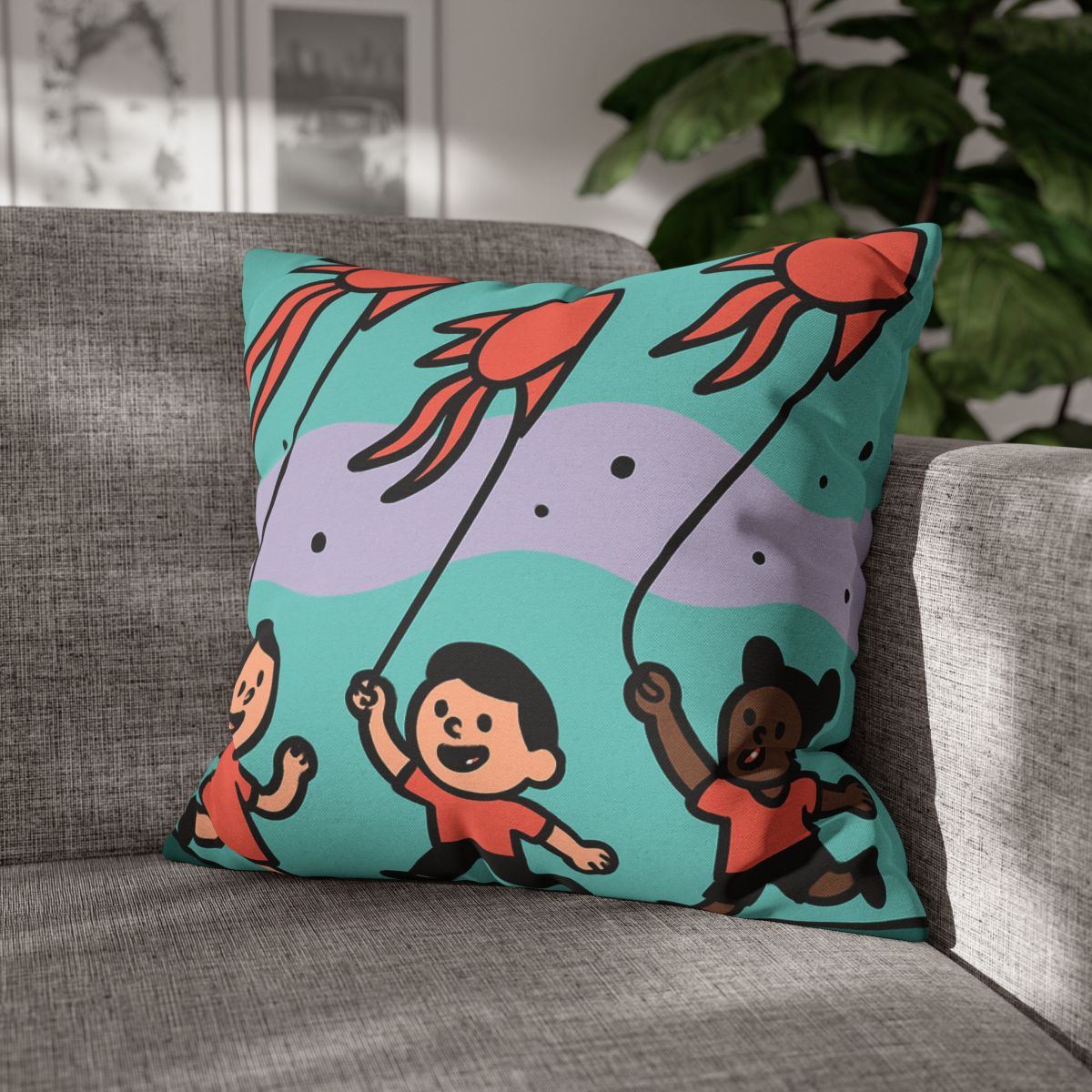 Nebula Kite Race unique gift pillow cases