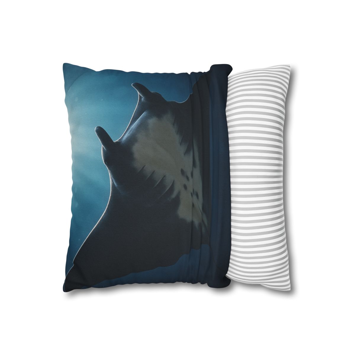 Manta Ray Moon Glide soft cotton pillow cases
