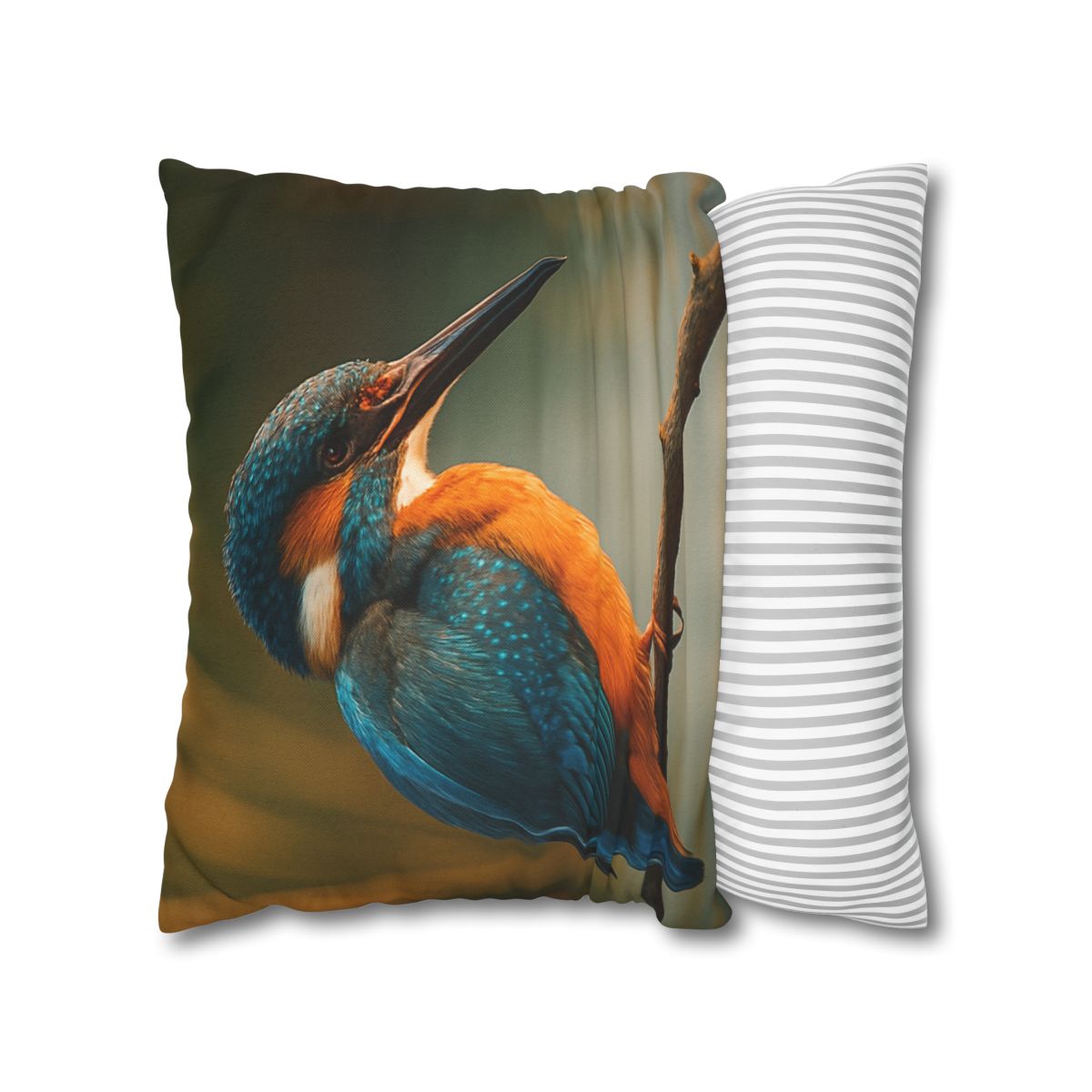Aurora Splash Common Kingfisher comfortable bedding pillow covers