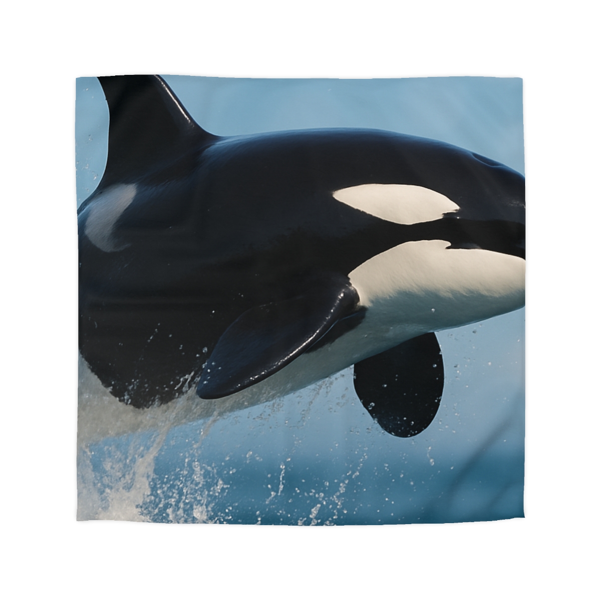 Tidal Monarch Orca custom duvets