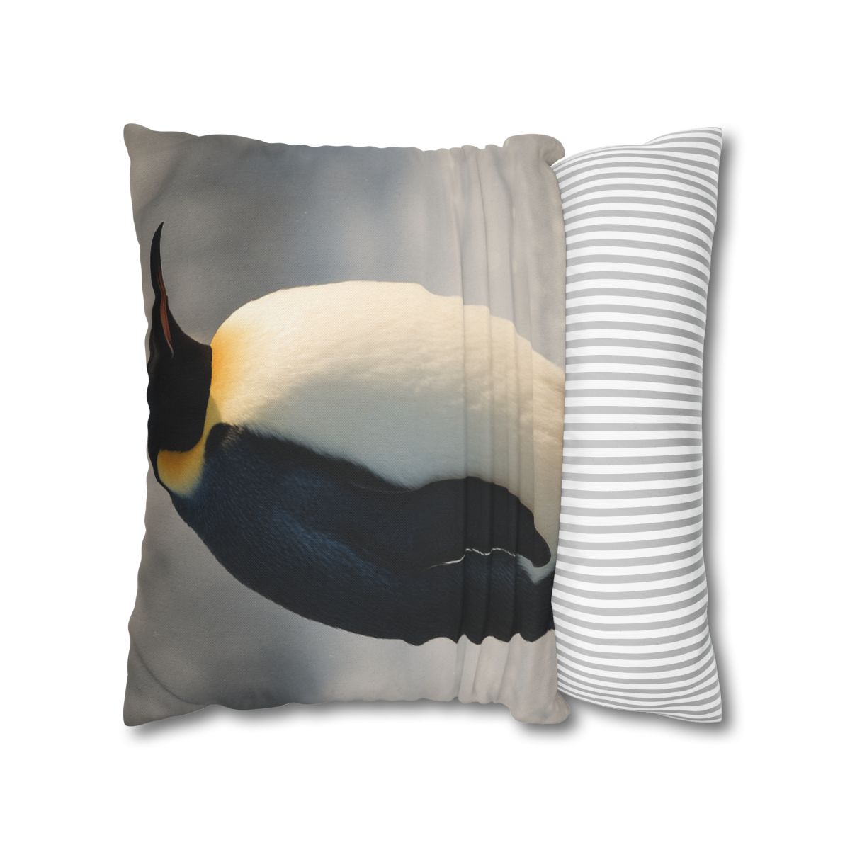 Aurora Drift Emperor Penguin custom pillow cases