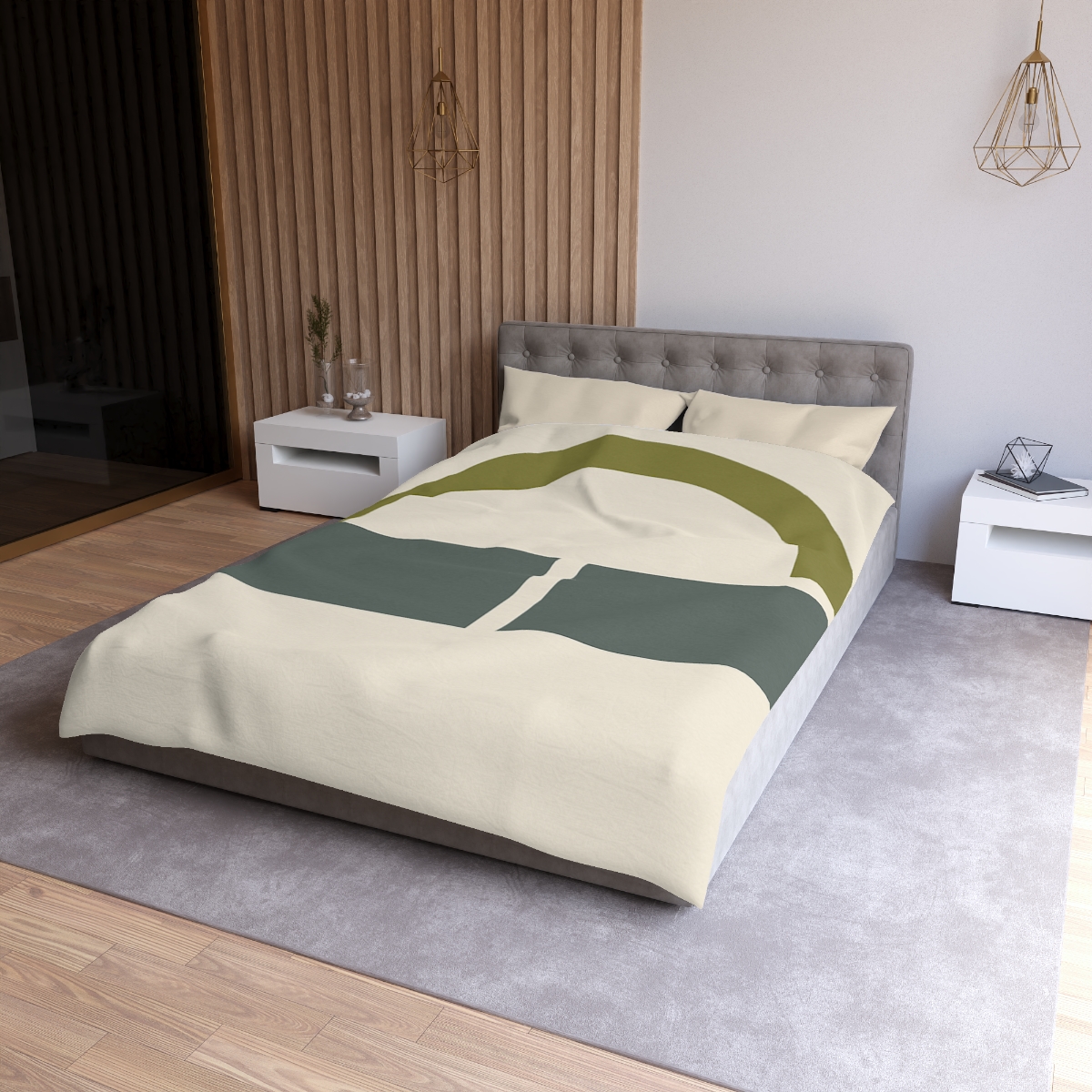 Partial Arc Over Twin Blocks stylish duvet covers