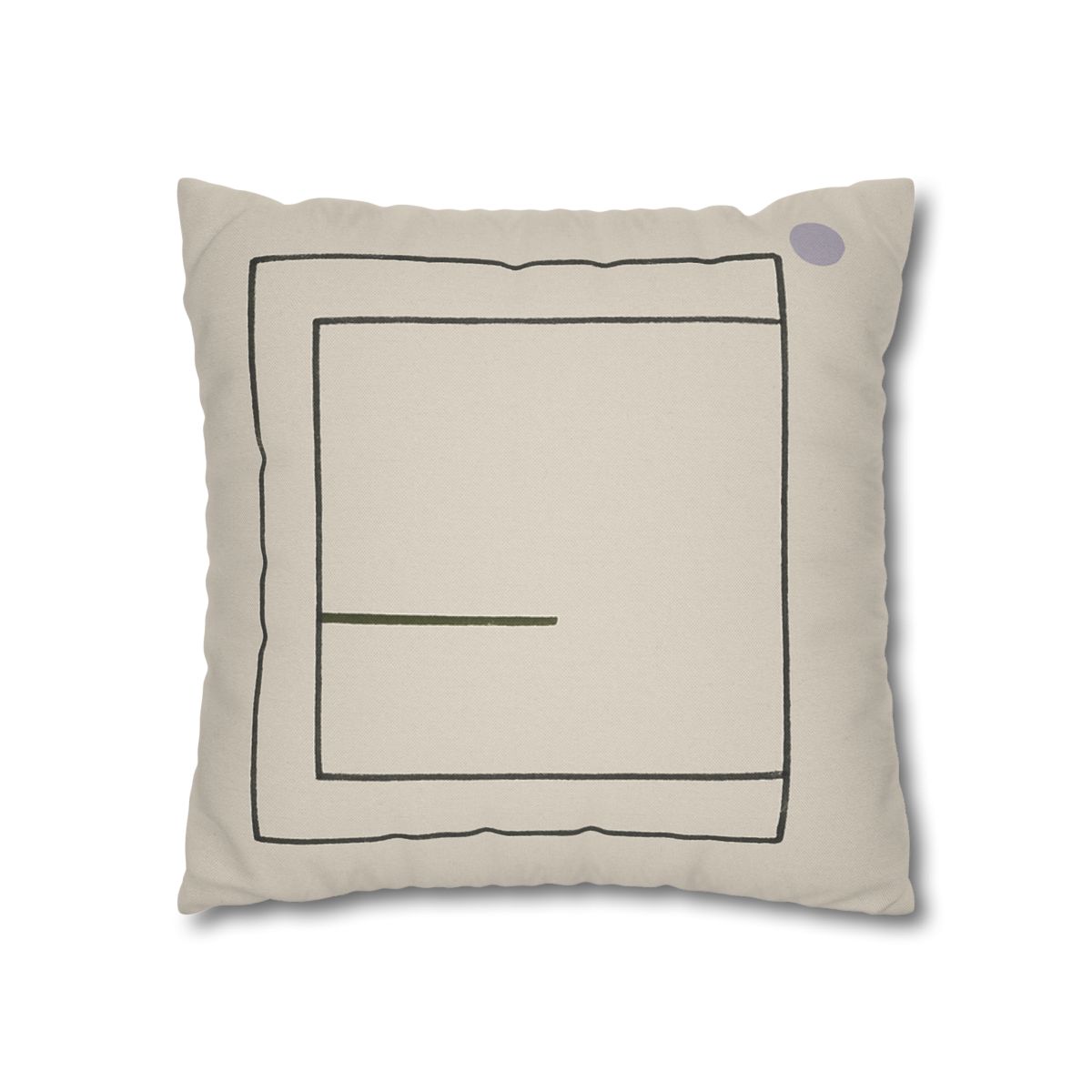Nested Square And Crossing Short Line comfortable bedding pillow covers