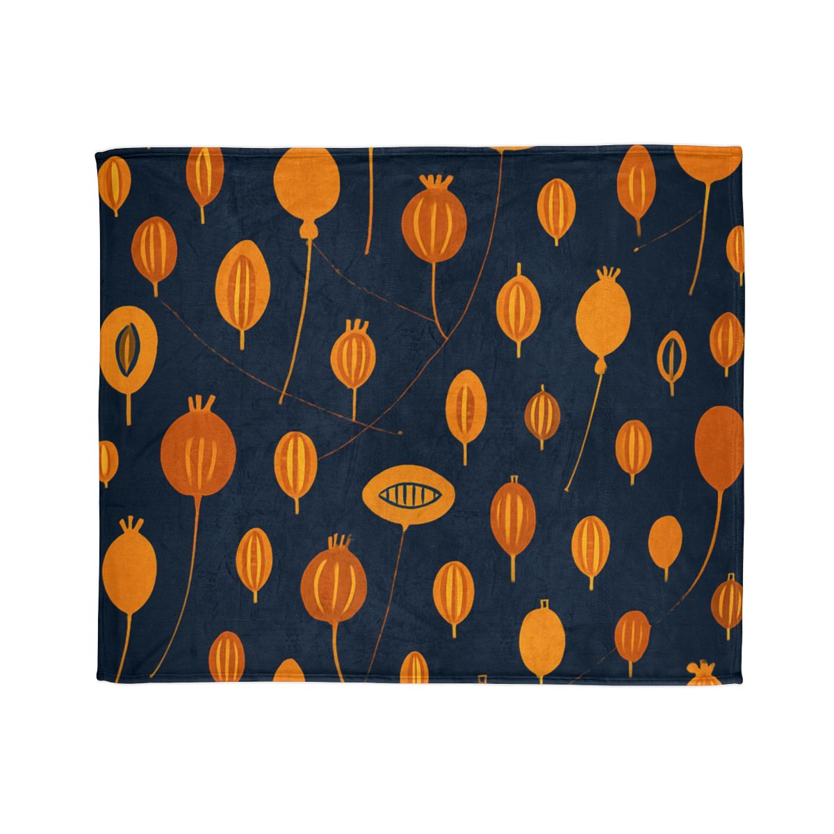 Seed Pod Constellation soft fleece blankets