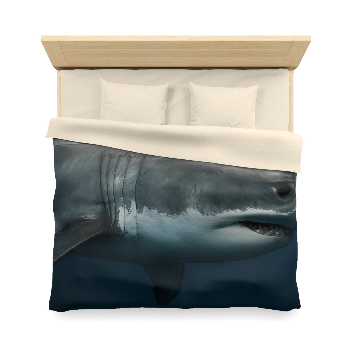 Silent Hunter Great White Shark stylish duvet covers