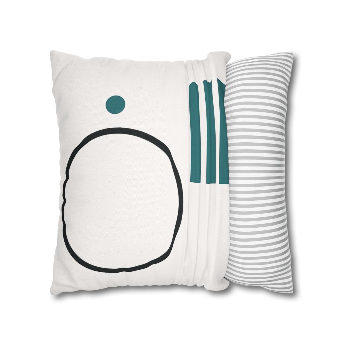 Orbiting Bars And Hollow Circle comfortable bedding pillow covers