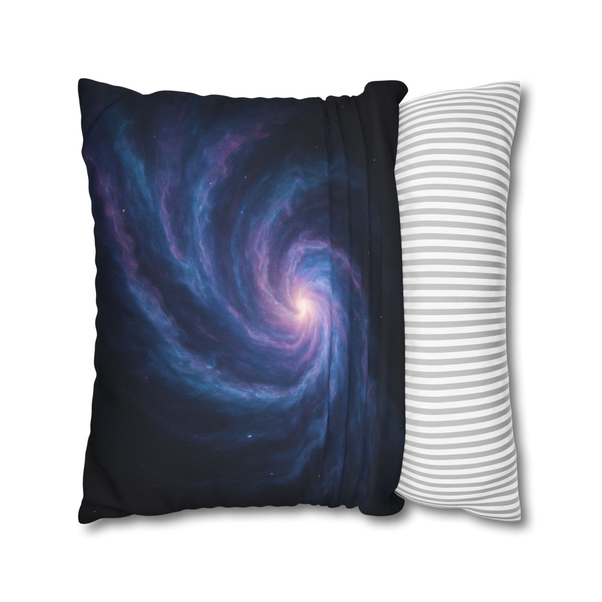 Prismatic Nebula Spiral soft cotton pillow cases