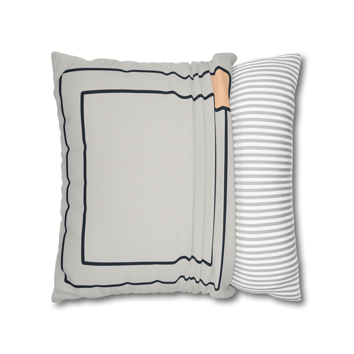 Nested Frame With Open Corner soft cotton pillow cases