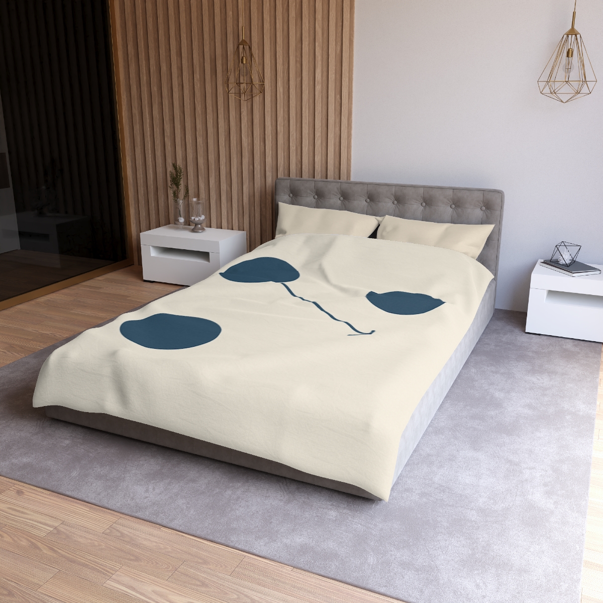 Orbital Triangle Drift personalized bedding duvets