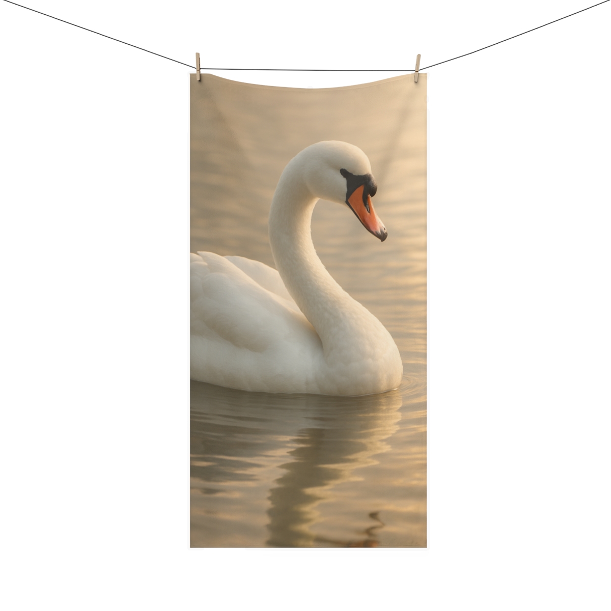 River Grace Swan designer printed towels