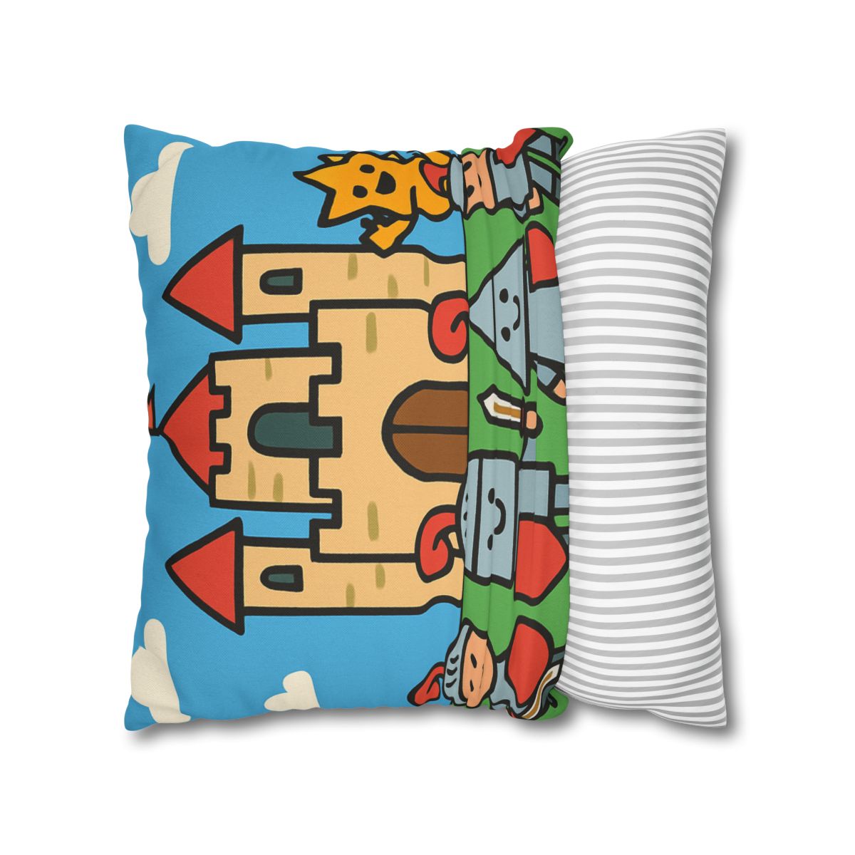Castle Of Shape Knights designer print pillow cases