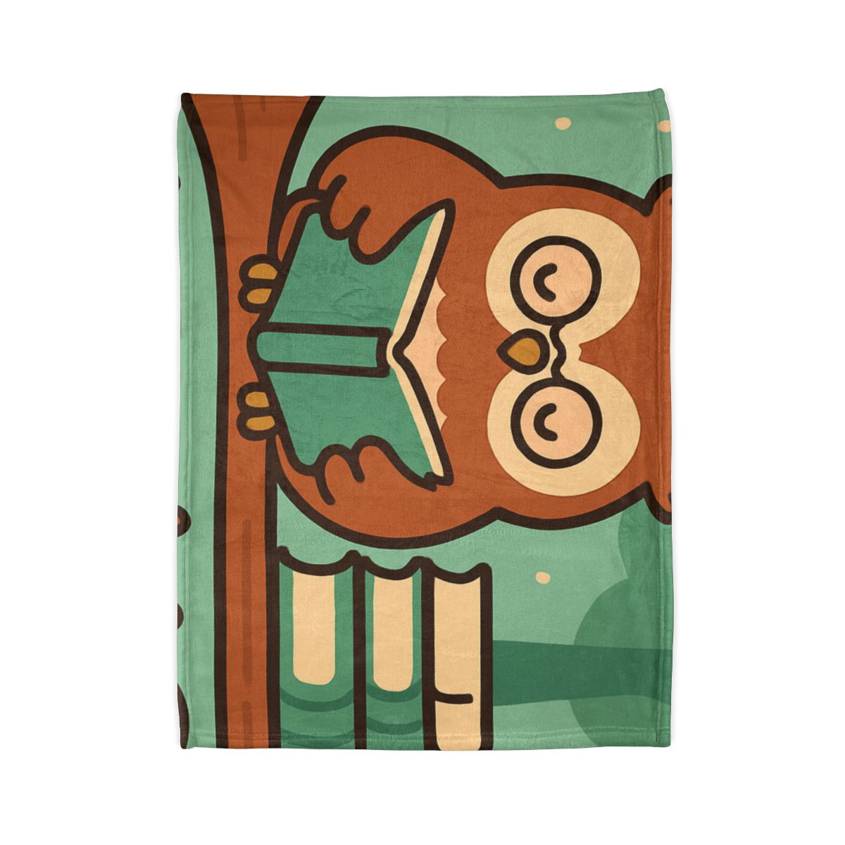 Forest Library Owl unique gift blankets