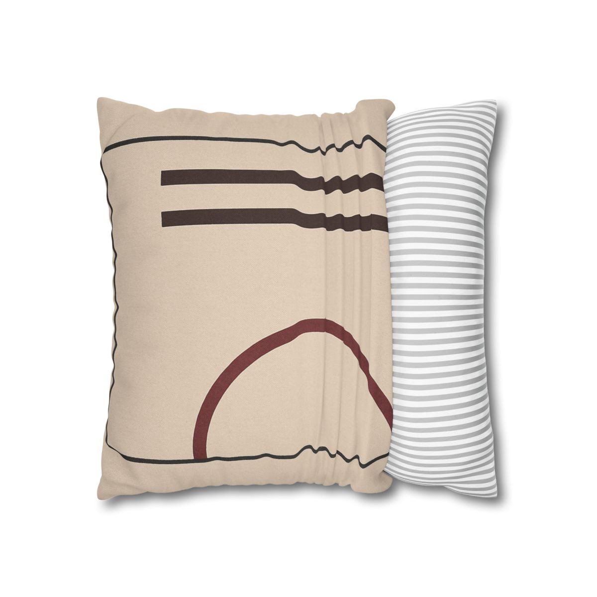 Framed Arc And Twin Columns soft cotton pillow cases