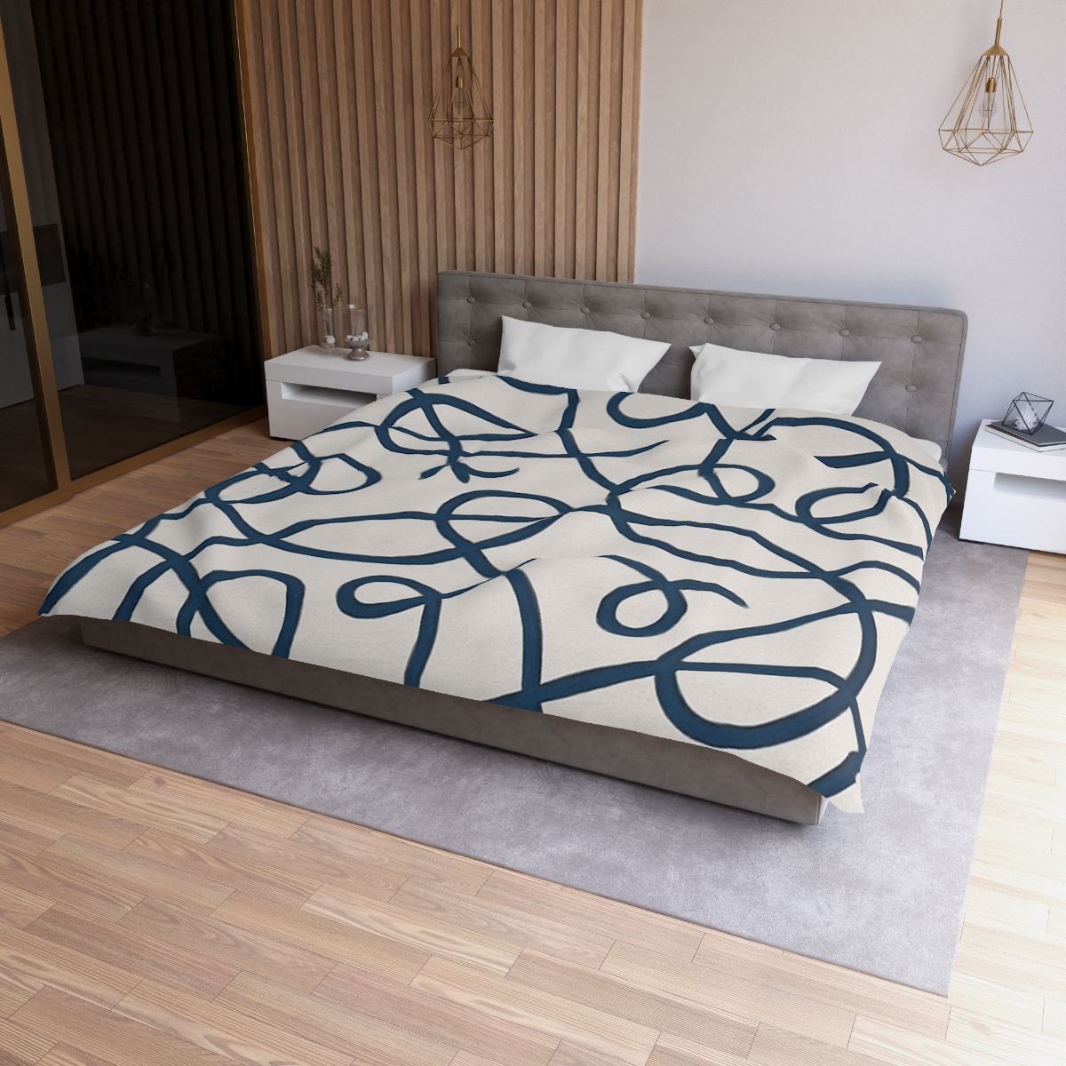 Tendril Loop Weave soft comforter duvets