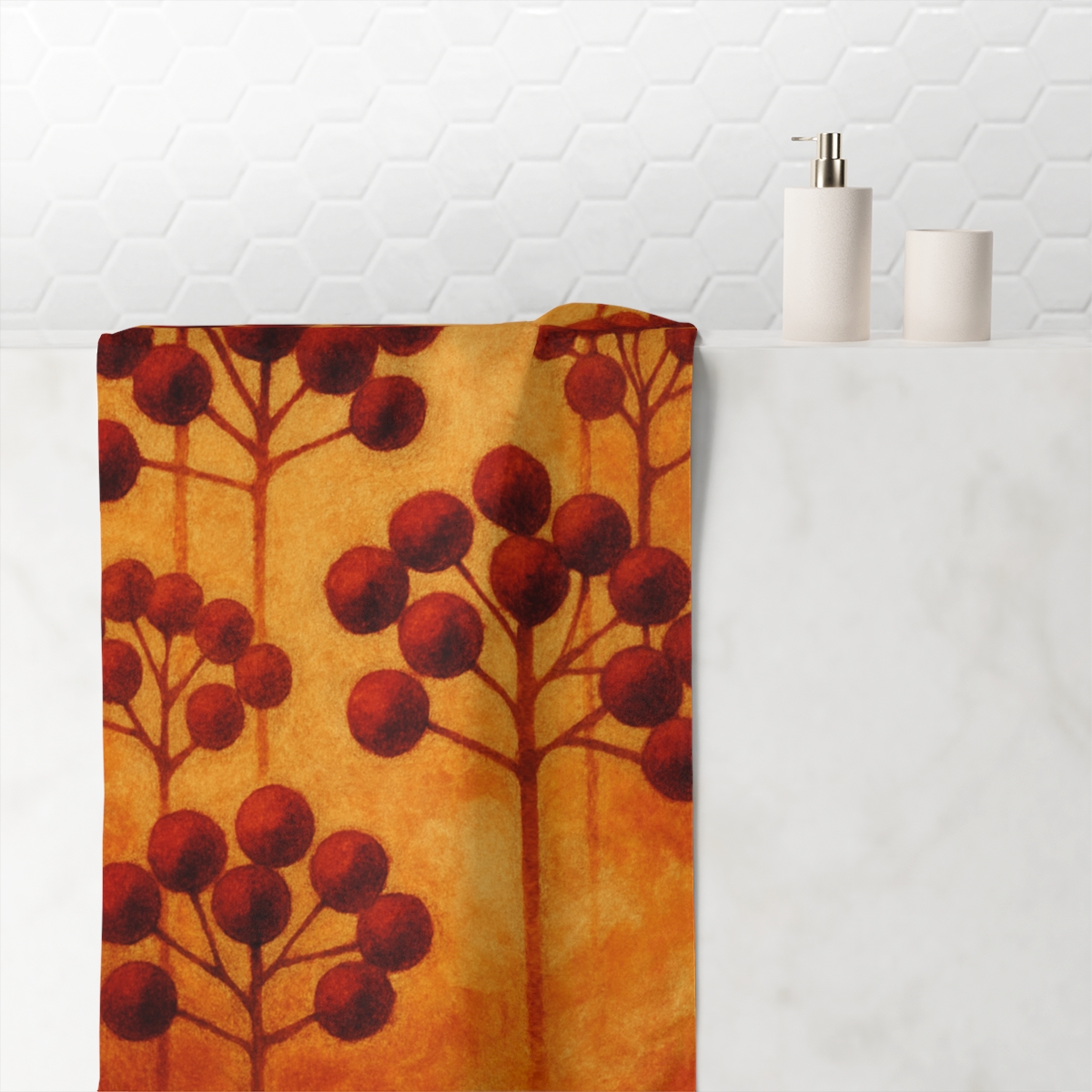 Seedpod Orb Network comfortable face towels