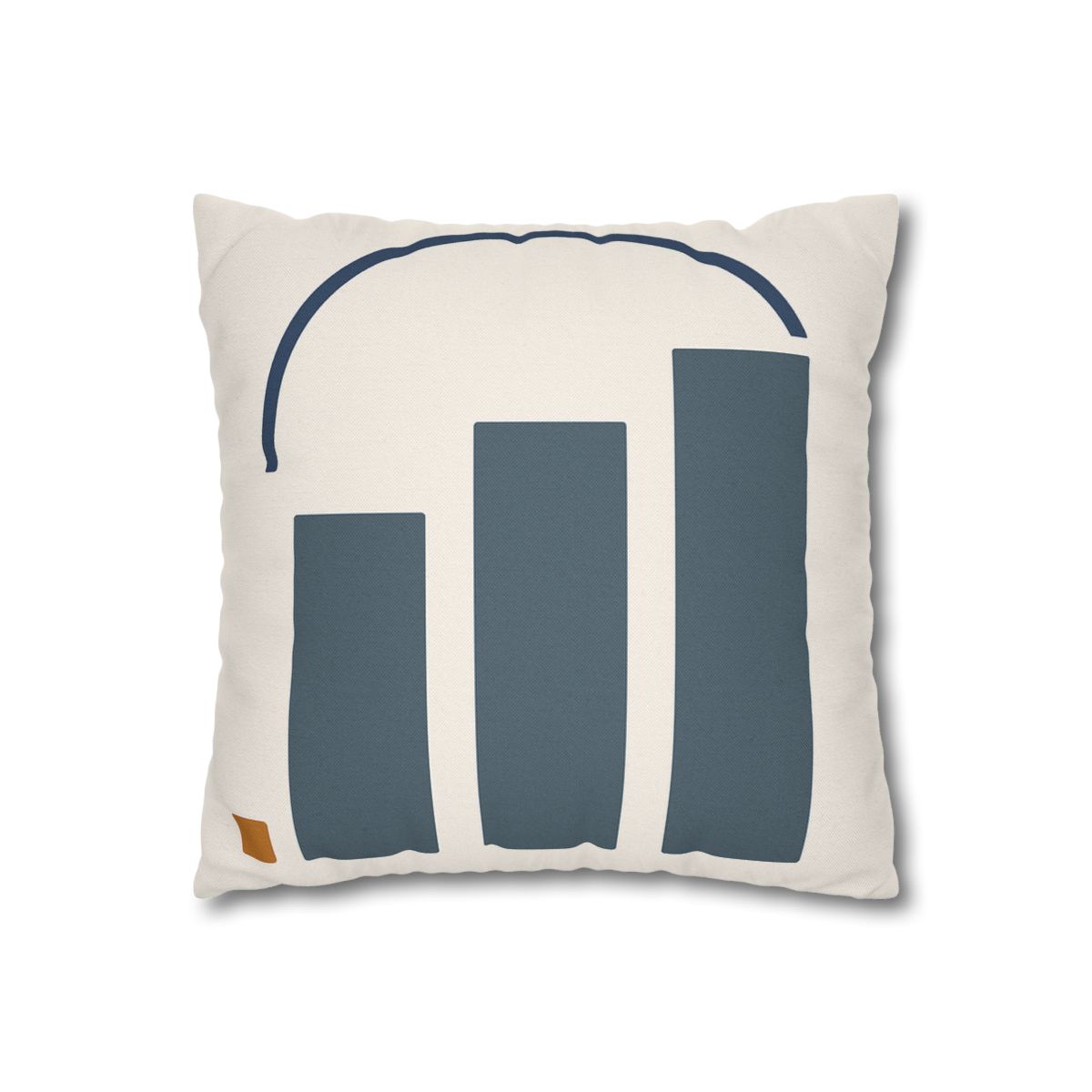 Three Bars With Hanging Arc soft cotton pillow cases