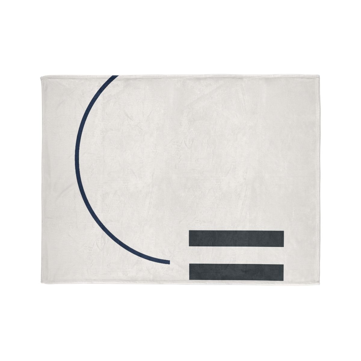 Arc And Twin Bars Alignment designer printed blankets
