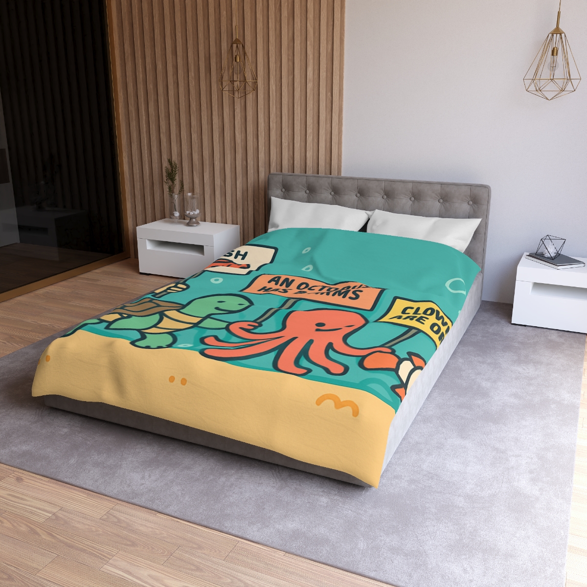 Coral Kingdom Science Parade warm winter duvets