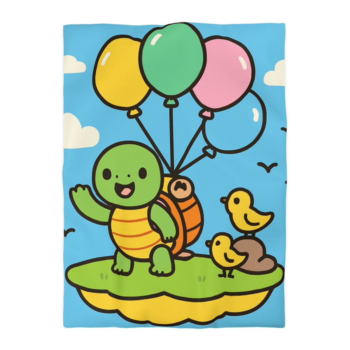 Balloon Island Adventure stylish duvet covers