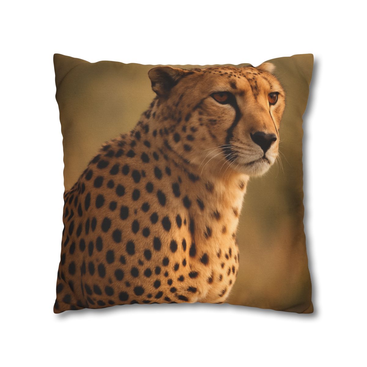 Amber Gaze Cheetah trendy patterned pillow cases