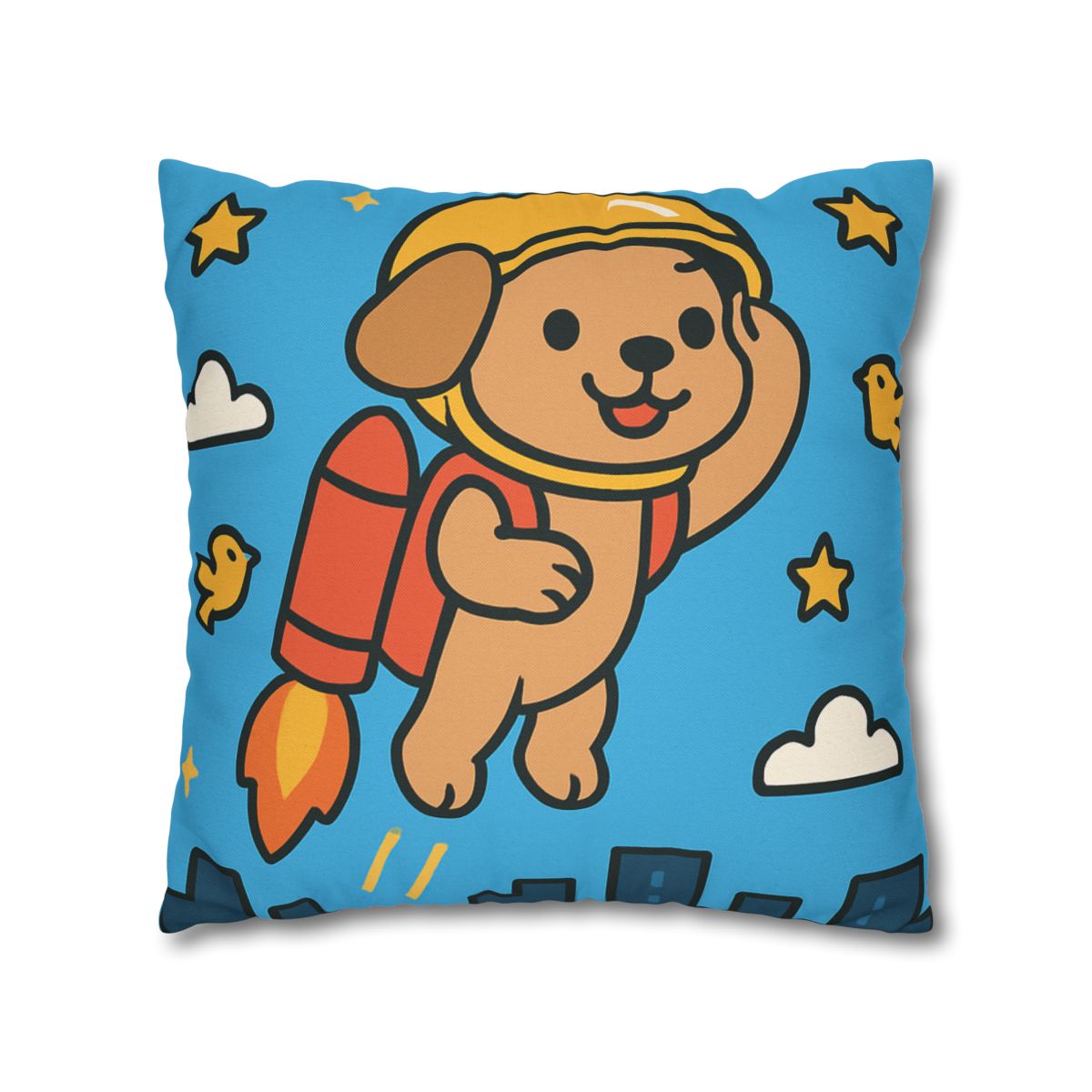 Rocket Puppy Patrol comfortable bedding pillow covers