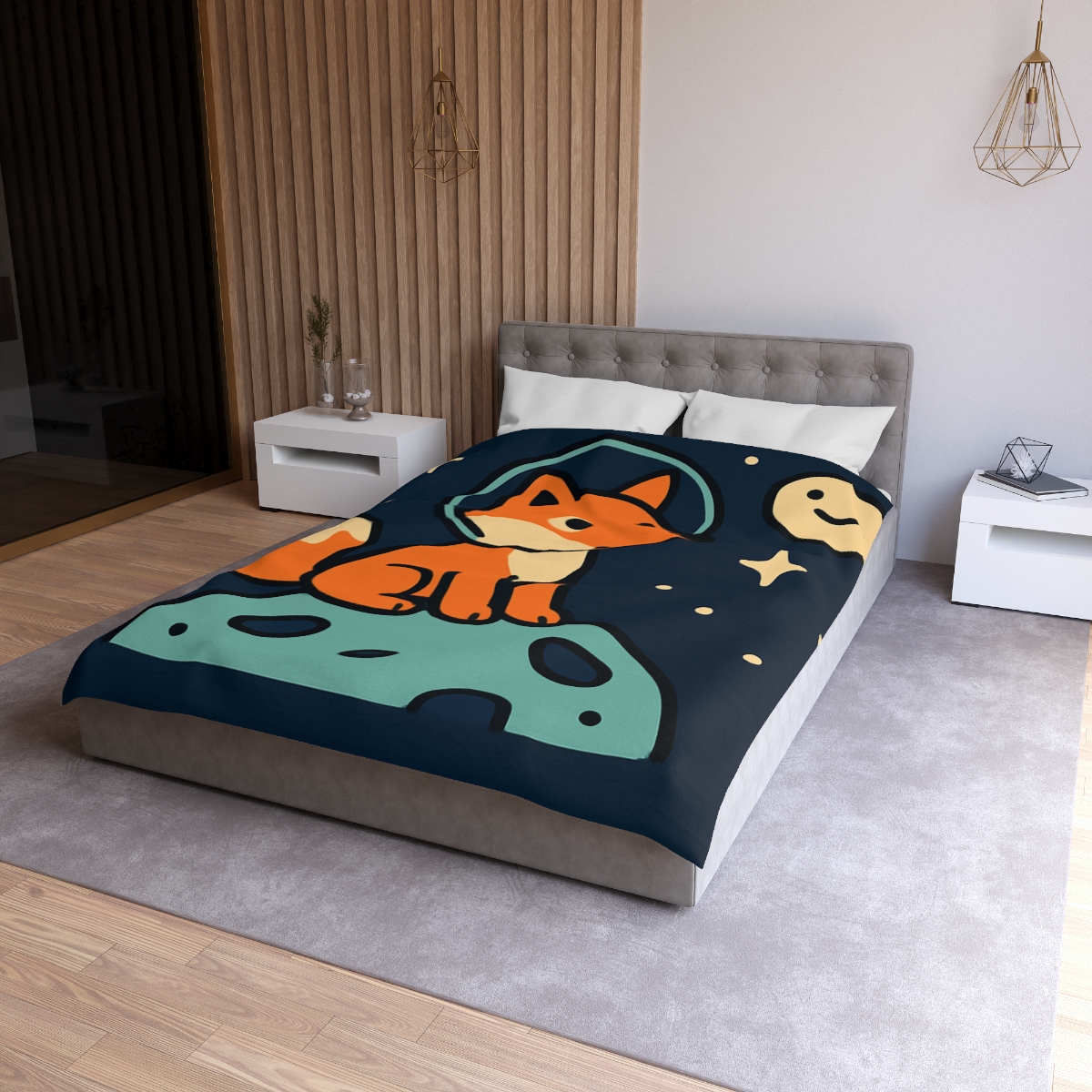 Starlight Explorer Fox soft comforter duvets