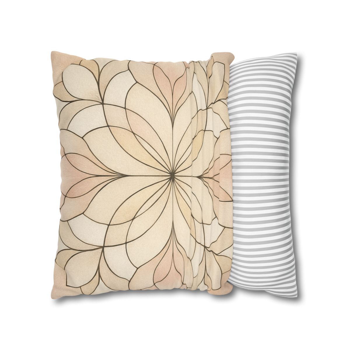 Petal Prism Lattice stylish decorative pillowcases