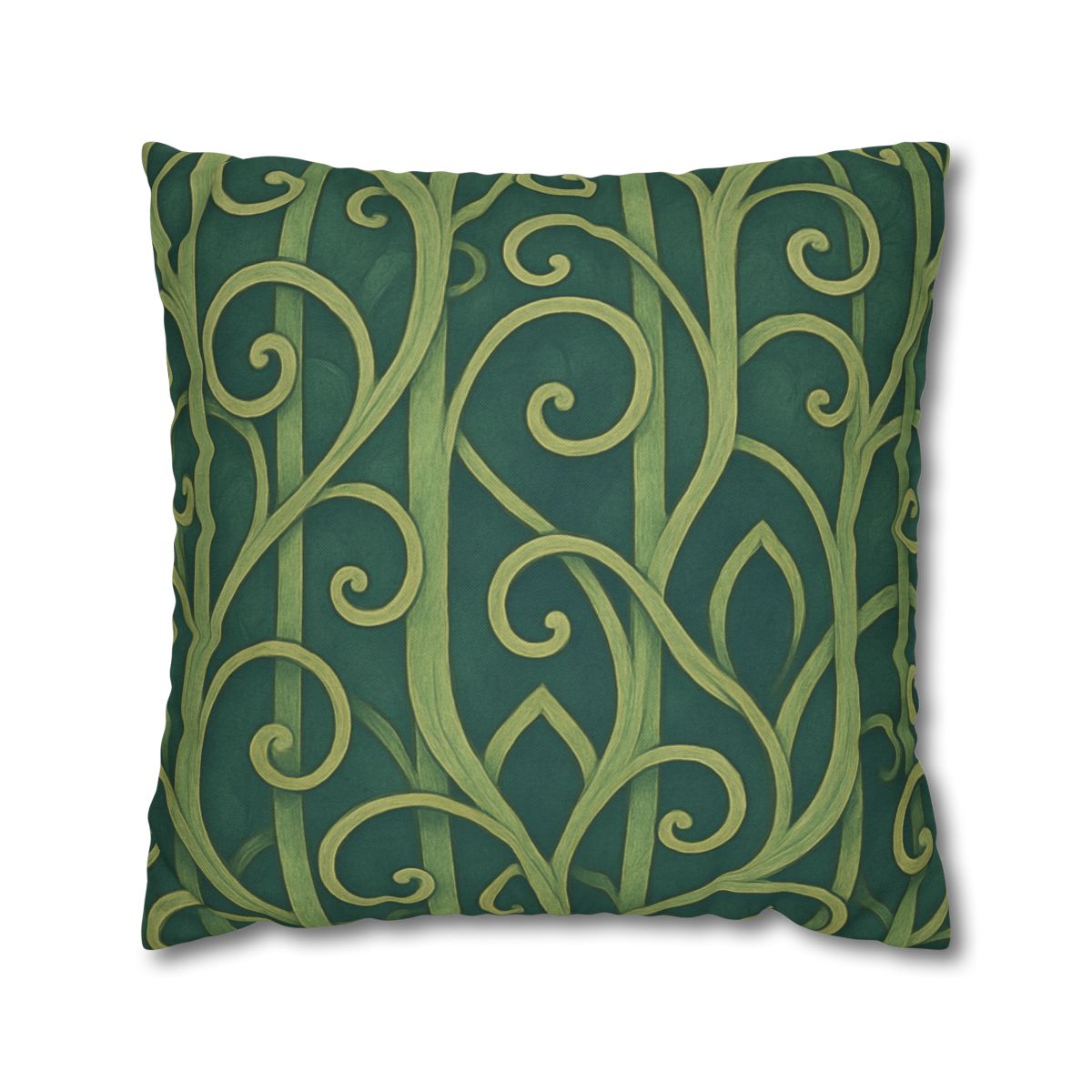 Tendriled Lattice Cascade designer print pillow cases