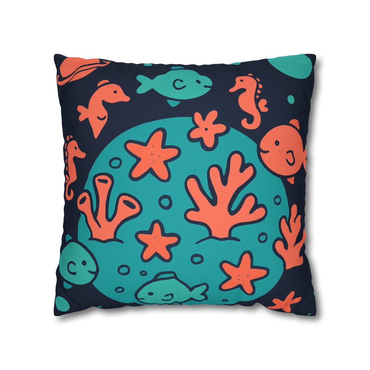Cosmic Coral Reef Planet stylish decorative pillowcases